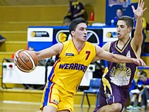 Big V men: Werribee Devils’ Jordan Hughes shoots high