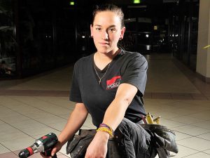 Point Cook’s young apprentice nails her job