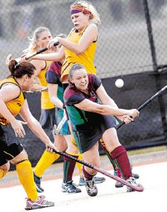 Werribee Tigers stick out of the four