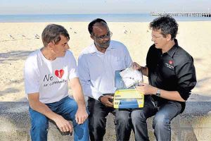 Defib delivery a real heart-starter