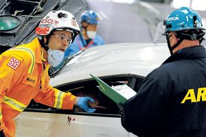 Road rescue team takes up the challenge