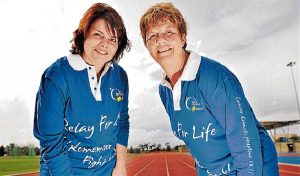 On track for cancer relay