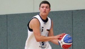 Like dad, Mitch has a ball