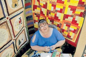 Passionate quilter is sew dedicated