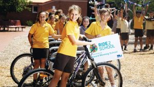Ride of way for health at St James the Apostle