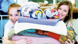 Manor Lakes College blanket drive spreads warmth