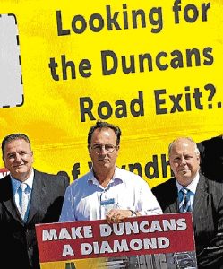 Billboard helps drive Duncans Road interchange demands