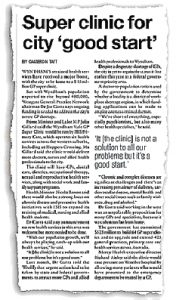 Step closer to super clinic