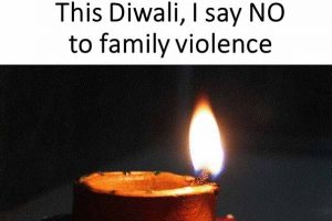 Diwali used to campaign against family violence