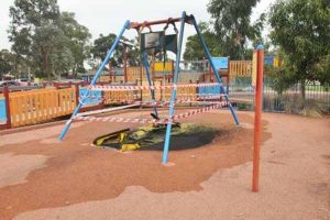 Police charge boy over wheelchair-swing fire