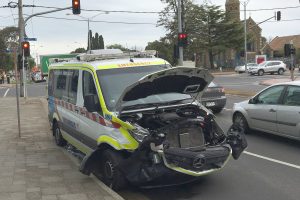 Ambulance involved in Werribee collision