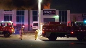 Fire rips through Hoppers Crossing jumping castle business