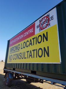 Werribee South campaign hits the Princes Freeway