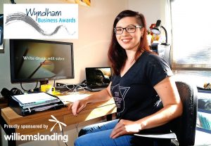 Tegan is taking care of business