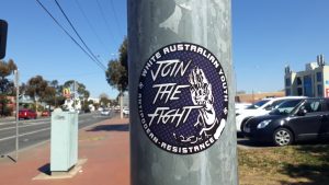 Neo-Nazi stickers condemned