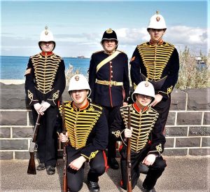 Full uniforms for Half Battery