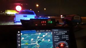 Drunk driver detected 90km over speed limit