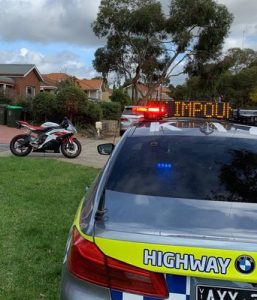 Cops label motorcyclist “beyond silly”