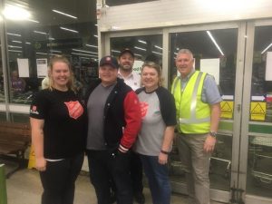 Volunteers lend a hand