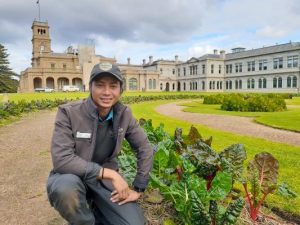 Mansion gardens put to valuable use