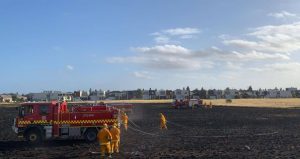 Suspicious grassfire in Truganina