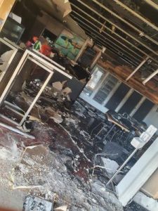 Police investigate Hoppers blaze