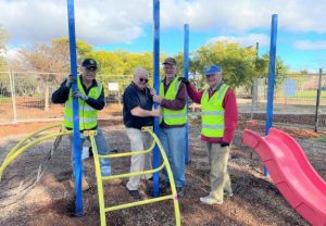 Playground recycled for kids overseas