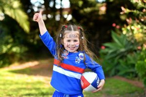 Libba’s little footy fan