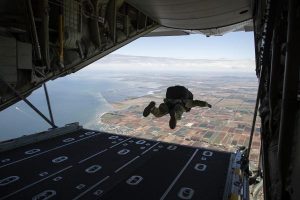 Army jumps into parachute training