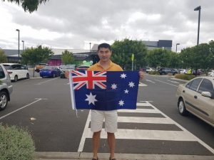 Australian-Asian community celebrating Australia Day