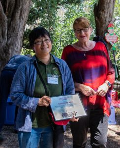 Blossoming in volunteer role at heritage orchard
