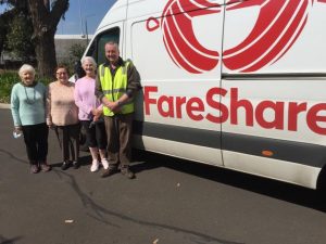 Village comes to the table with food donation