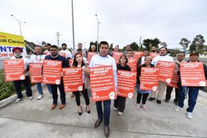 Residents rally against crime