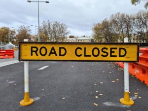 Doherty’s road closed