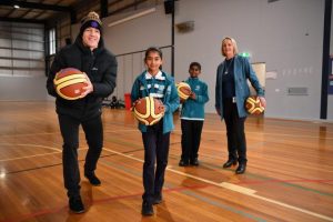 Basketball star gives back