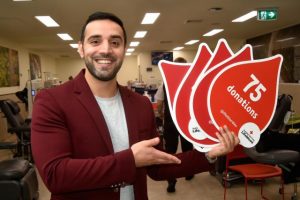 Residents participate in blood-y good challenge