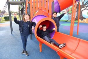 Kids get excited over new upgrades