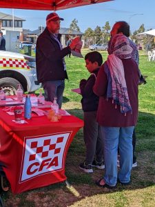 Residents participate in management exercise