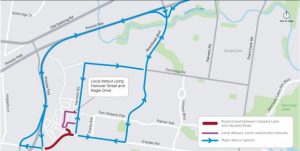 Sneydes Road closed this weekend