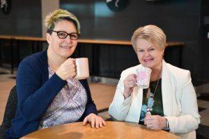 Morning tea with the mayor