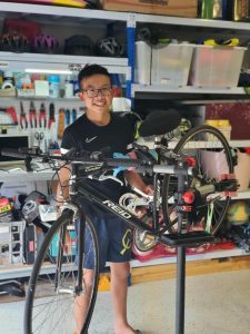 Atticus rewarded for bike repairs