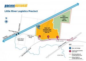 Proposed intermodal freight terminal for Little River