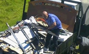 Footage released of rubbish dump