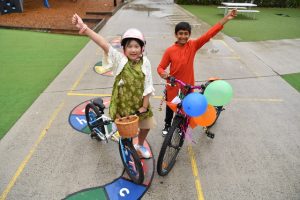 Students are riding high