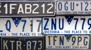 Number plate theft hot spot
