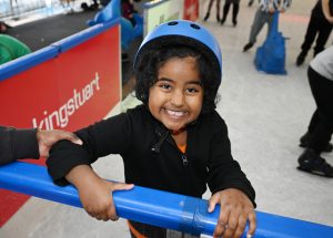 Icy winter holiday fun