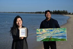 Painting through the winter blues