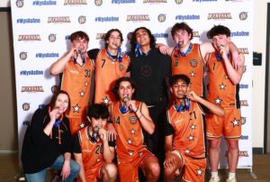 Basketball grand final joy