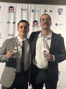 Haines, Stanton share medal