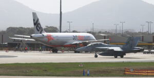 International flights return to Avalon